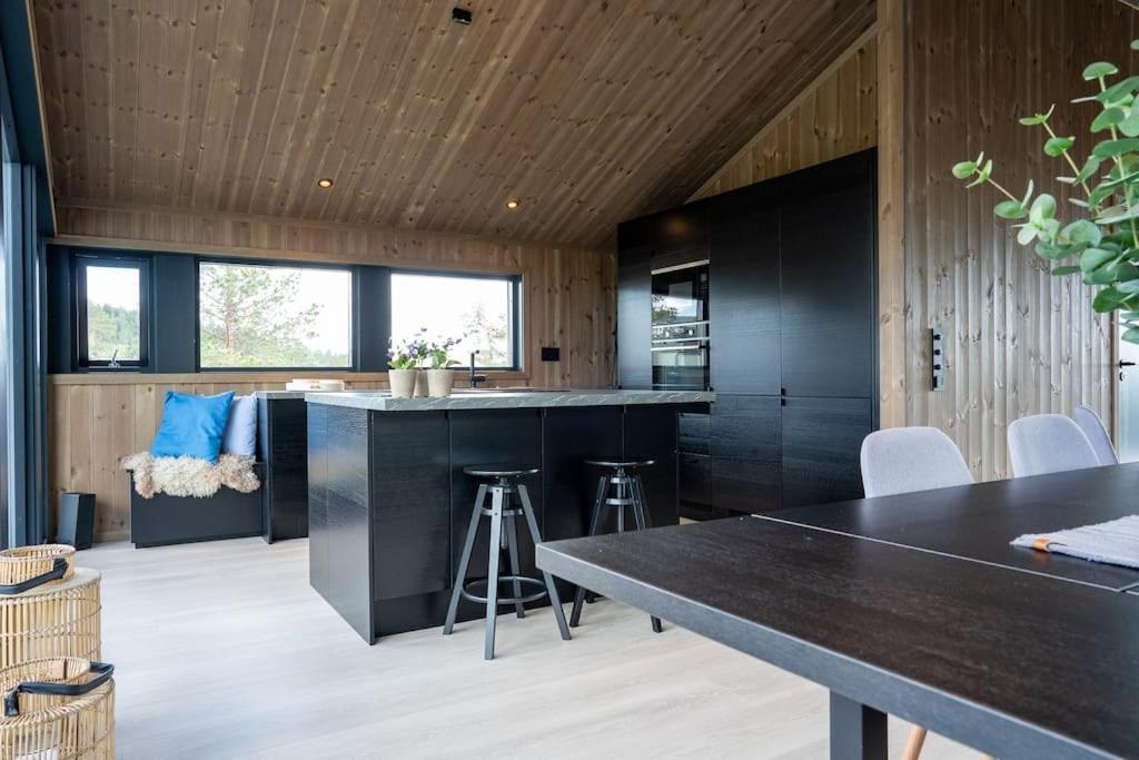 New, Modern, Cosy Hut Close To Norefjell Ski & Spa Noresund 외부 사진